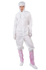 Front zipper ESD clean room overalls jumpsuit